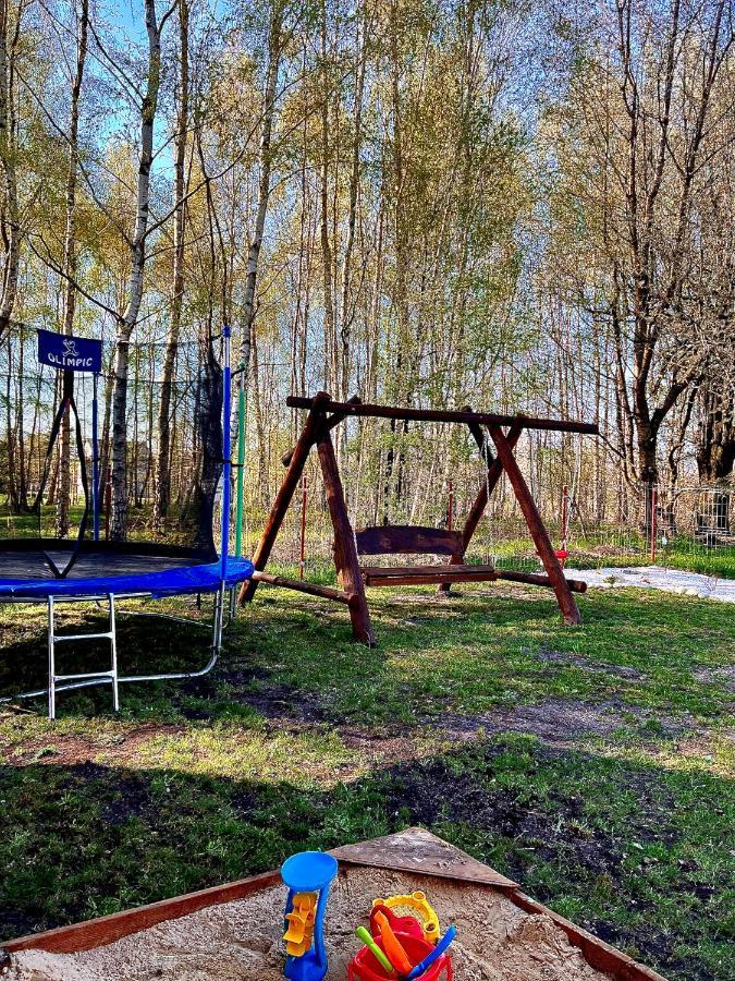 DOMEK LETNISKOWY POD BRZOZAMI na Roztoczu wśród lasów Adamow  Zewnętrze zdjęcie
